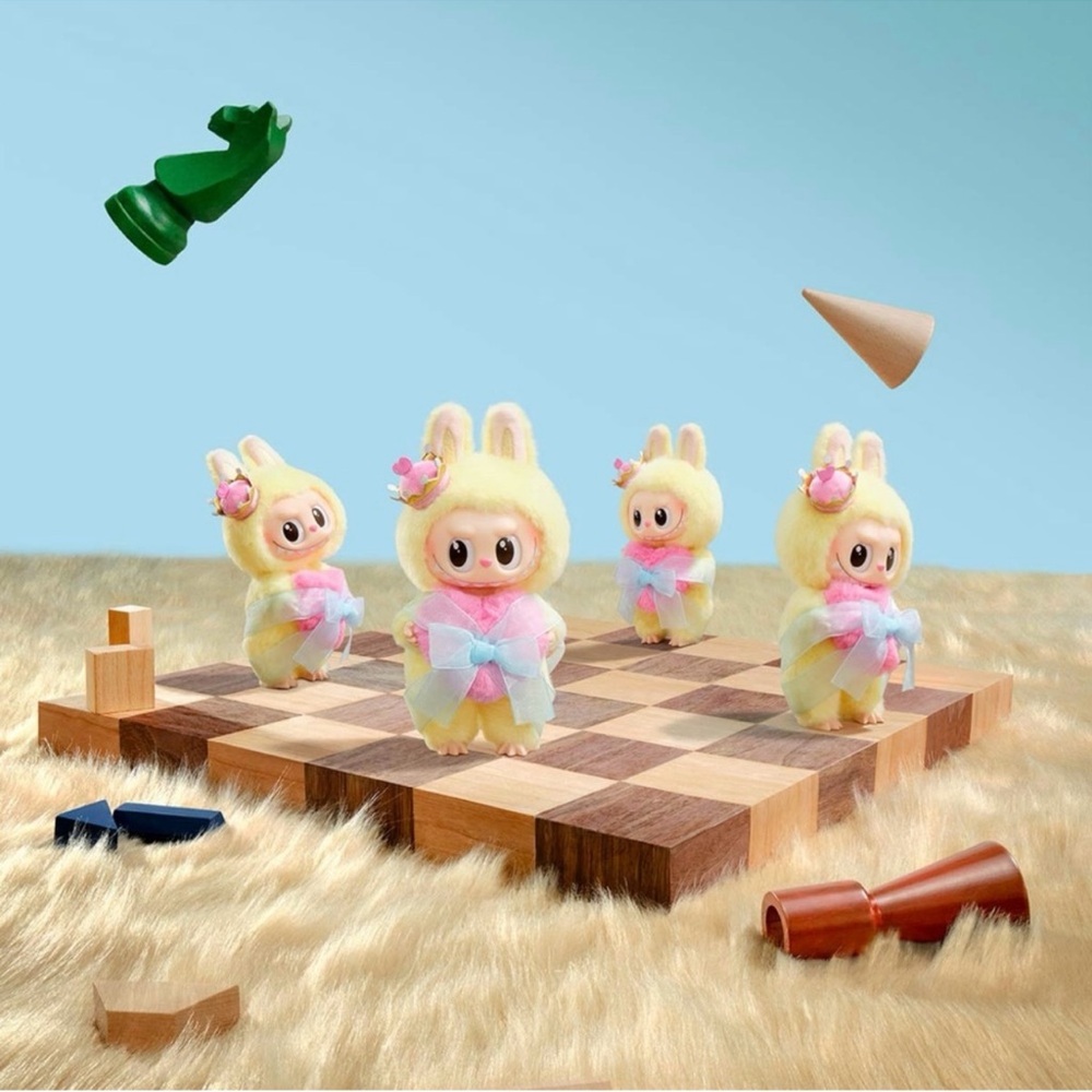 Labubu let’s checkmate plush pendant